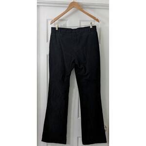 New Frontier Black Velvet Boot Cut Pants